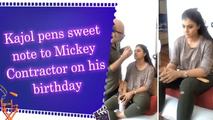 Kajol to make-up maestro Mickey: Did my make-up for my first photo session, then for my daughter
