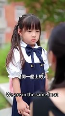 The ending is about a 5-year-old girl who was born into a wealthy family. Her mother was short of money and her father was a beggar. She was weak and helpless and could barely move forward. Later, with her wisdom and skills, she helped her mother and fath