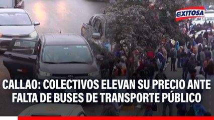 Callao: Colectivos elevan su precio ante falta de buses de transporte público