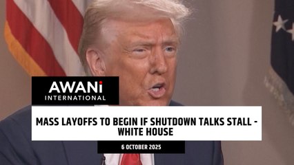 Mass layoffs to begin if shutdown talks stall - White House