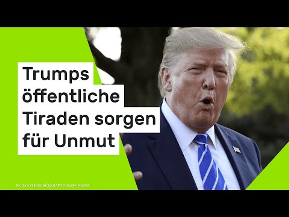 Trumps öffentliche Tiraden sorgen für Unmut - Mitarbeiter in großer Sorge