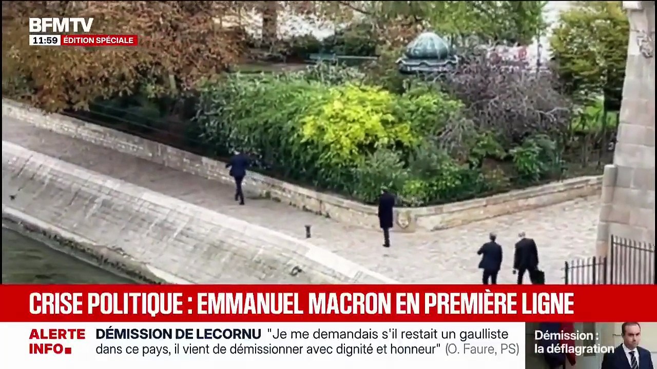 Cette vidéo dont tout le monde parle - Emmanuel Macron marchant seul sur les quais de Seine après la démission de Sébastien Lecornu : Mise en scène ou vrai moment de réflexion solitaire ?