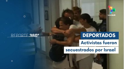 Activistas de la flotilla Sumud fueron deportados a sus países