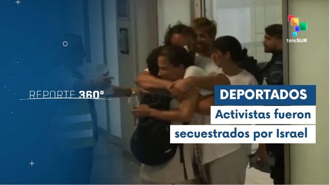 Activistas de la flotilla Sumud fueron deportados a sus países