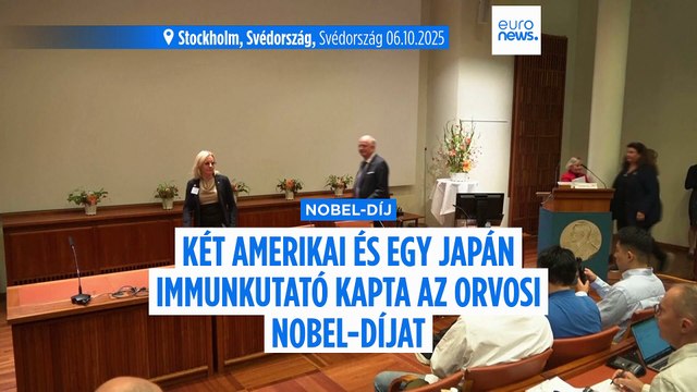 Két amerikai és egy japán immunkutató kapta meg idén az orvosi Nobel-díjat