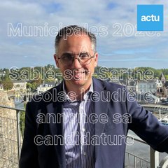 Municipales 2026 : Nicolas Leudière candidat à sa succession à Sablé-sur-Sarthe