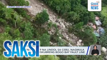 Magnitude 6.9 na lindol sa Cebu, nagmula sa bagong-diskubreng Bogo Bay fault line | Saksi