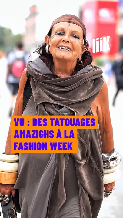 Des tatouages Amazighs à la Fashion Week !