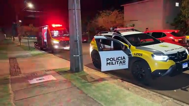 Jovem é agredido a pedradas por ex-amigos, no Jardim Riviera em Cascavel