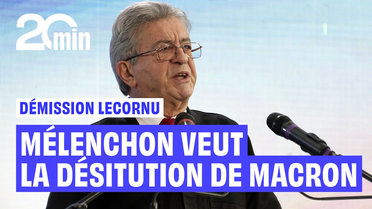 Démission de Lecornu : Jean-Luc Mélenchon appelle à la destitution d'Emmanuel Macron