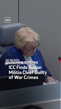 ICC Finds Sudan Militia Chief Guilty Of War Crimes