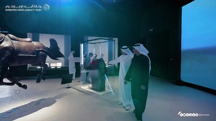Sheikh Khaled visits Zayed Museum