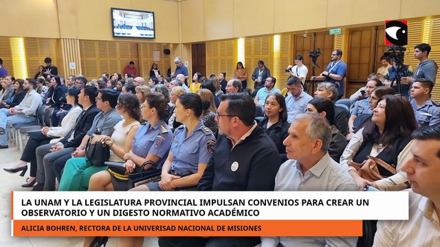 La UNaM y la Legislatura impulsan convenios para crear un observatorio y un digesto normativo