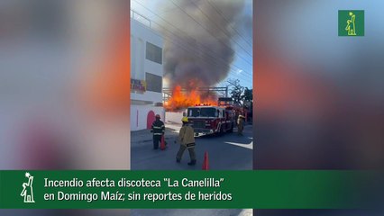 Incendio afecta discoteca “La Canelilla” en Domingo Maíz; sin reportes de heridos