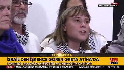 Greta Thunberg: Gazze'de soykırım gerçekleşiyor
