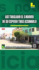 VIDEO: Mujer confesó haber asesinado a su esposo y ocultar el cuerpo en la cajuela de su auto