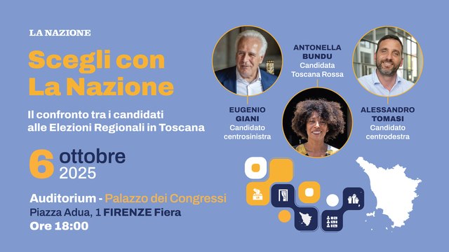 Scegli con La Nazione | Il confronto tra i candidati alle Elezioni Regionali in Toscana