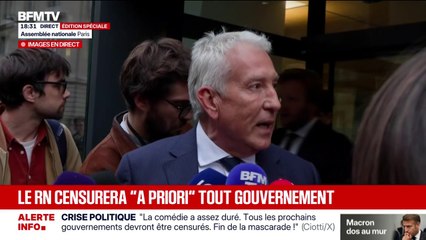 Démission de Sébastien Lecornu: "Ce qui serait bien, c'est que les conséquences ce soit une dissolution de l'Assemblée nationale", estime Philippe Ballard, député RN de l'Oise