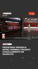 Propietaria denuncia entre lágrimas violento avasallamiento en Guarayos