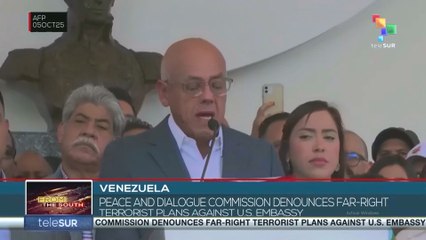 Venezuela, peace and dialogue commission denounces Far-Right terrorist plans against U.S. embassy