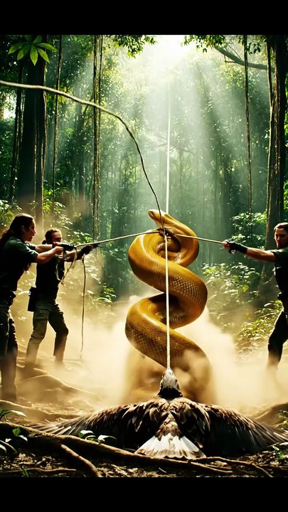 🐍 Giant Python Attack on the Eagle – A Cinematic Wildlife Rescue Story (4K Ultra HD) 🦅