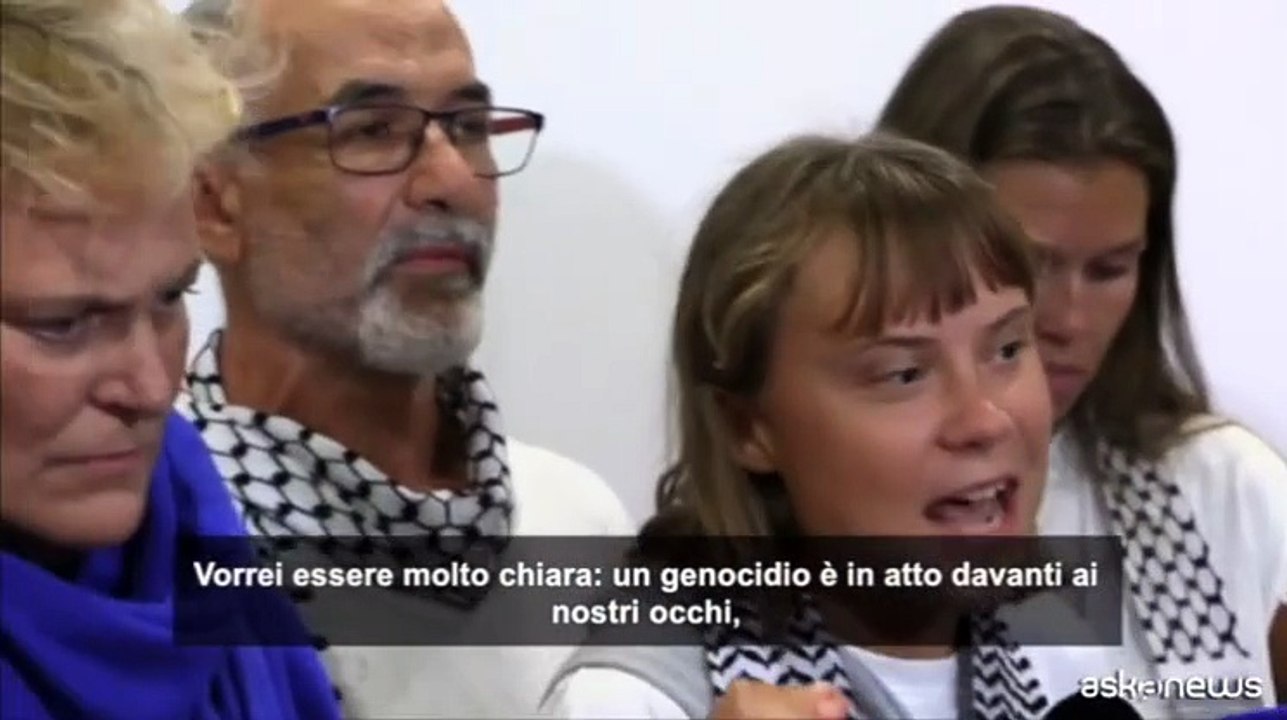 Greta Thunberg: stop alla complicità degli Stati nel genocidio a Gaza