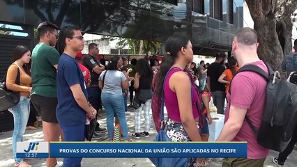 Provas do Concurso Nacional da União são aplicadas no Recife