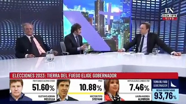 Javier Milei: Santilli es un candidato horrible