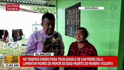 Menor olanchano hallado muerto predicaba en la iglesia, cuentan sus padres
