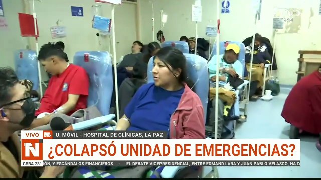 COLAPSO EN UNIDAD DE EMERGENCIAS EN EL HOSPITAL DE CLÍNICAS