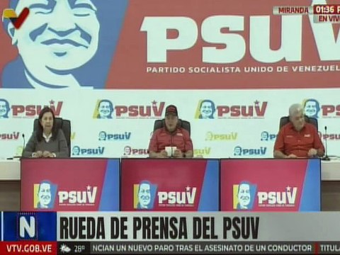 Secretario Gral. del PSUV Cabello: Mañana 7 de octubre triunfo histórico del Presidente Hugo Chávez