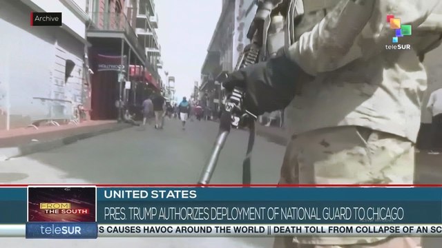 United States, pres. Trump authorizes deployment of National Guard to Chicago