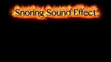 snoring sound effect | no copyright