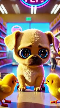 Dog s Amazing  Guardian Mission _ Leading Chicks Home Safely 🐥❤️#cute #dog