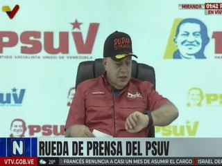 Sec. Gral. del PSUV Cabello: Encontrarse con nuestro pueblo todos los días, eso sí es tener fuerza