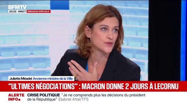 Crise politique après la démission de Sébastien Lecornu: pour Juliette Méadel, ancienne ministre de la Ville, il faut un gouvernement avec un vrai compromis