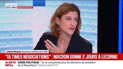 Crise politique après la démission de Sébastien Lecornu: pour Juliette Méadel, ancienne ministre de la Ville, "il faut un gouvernement avec un vrai compromis"