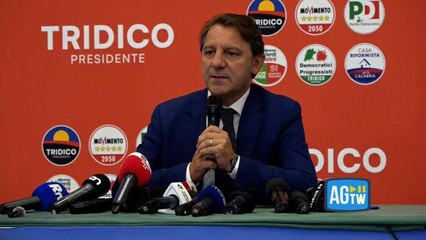 Tridico: «Grande delusione, ma mi conforta il grande sostegno»