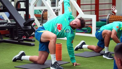 Confira em imagens o primeiro treino da Seleção Brasileira na Coreia do Sul