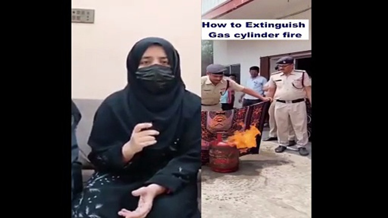 How to Extinuish FireIf, a gas cylinder (LPG cylinder) catches fire, it’s very dangerous ⚠️