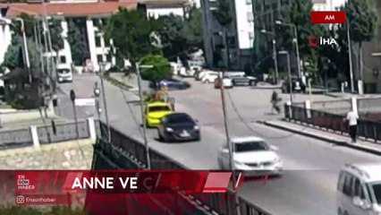 Amasya'da otomobil motosikletteki anne ve 2 çocuğuna çarptı