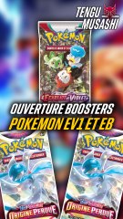 Ouverture des boosters Pokémon EV1 et EB Origines Perdues