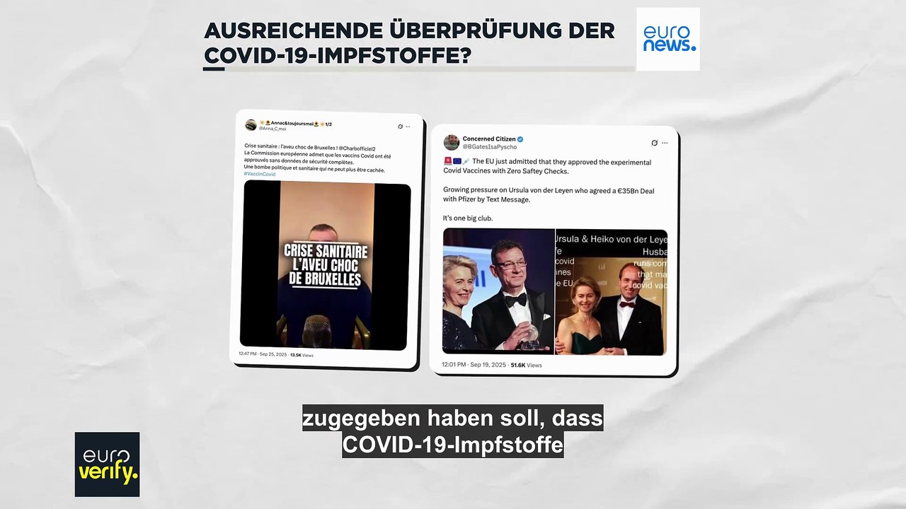 Waren die COVID-Impfstoffe nicht ausreichend von der EU-Kommission geprüft?