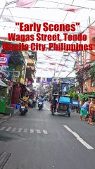 Early Scenes on Wagas Street in Tondo, Manila City, Philippines