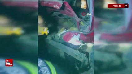 Mersin’de 1 kişinin öldüğü kaza kameraya yansıdı
