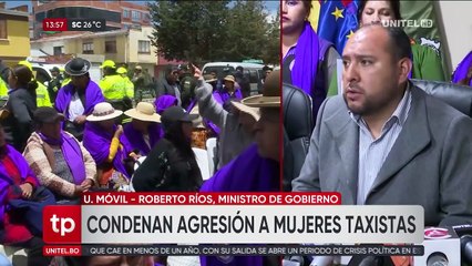 Activan medidas de protección y piden reparación de daños causados a vehículos de las mujeres agredidas por choferes en El Alto