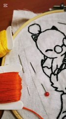 Ah oui je fais de la broderie aussi 😬