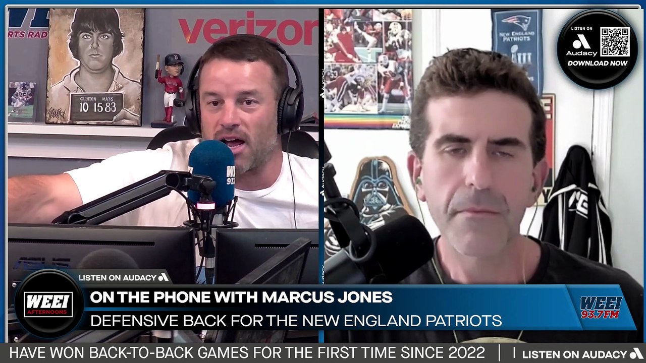 WEEI Afternoons: Marcus Jones joins the show following upset win in Buffalo