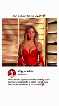 Sydney Sweeney goes viral at the Emmys 2025🔥 #sydneysweeny #fashion #model #shorts #viral -