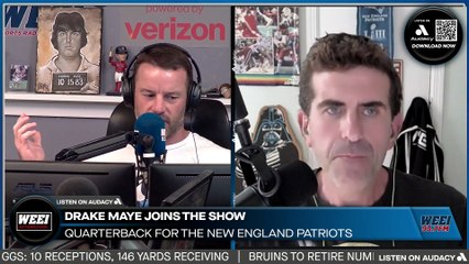 WEEI Afternoons: Drake Maye on Stefon Diggs and their budding chemistry